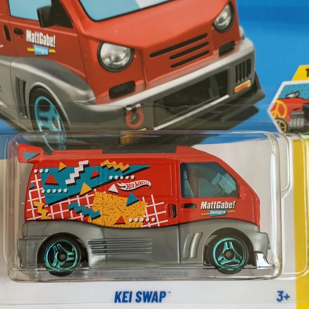 Kei Swap Red Van Hot Wheels HW Art Car New 2025 Casting Model Hotwheels KeiSwap